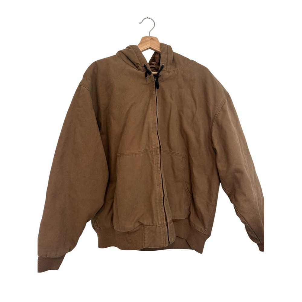 Carhartt Like heavy duty workwear jacket men's XL dark brown